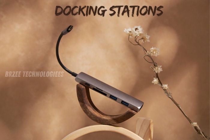 Elegant docking station available at BrZee Technologiees in Gandhipuram, Coimbatore, showcasing a stylish and practical solution for expanding connectivity options on your laptop or desktop