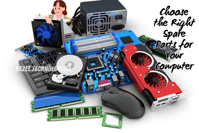 Choose the right spare parts for your computer at BrZee Technologiees in Gandhipuram, Coimbatore, featuring a wide array of components including graphics cards, power supply units, RAM, motherboards, hard drives, and cooling systems for all your upgrade and repair needs