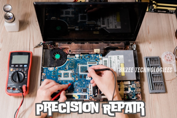 BrZee Technologiees in Gandhipuram, Coimbatore, specializes in precision laptop repair, offering advanced chip-level services to ensure accurate diagnostics and effective motherboard solutions