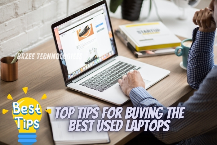 BrZee Technologiees in Gandhipuram, Coimbatore, shares top tips for buying the best used laptops. A person browsing on a laptop, highlighting the importance of making informed decisions when purchasing second-hand devices